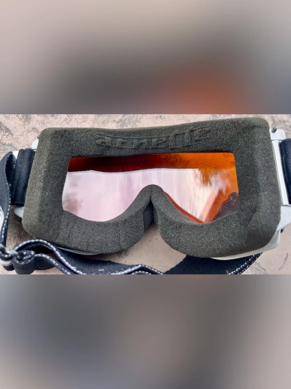 Arnette Women’s Silver Goggles with Orange Lens